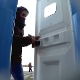 A hidden camera in a chemical toilet outhouse records an unsuspecting woman taking a shit, wiping herself, then shitting some more. Presented in 720P HD. Over 6 minutes.